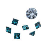 Konvolut blaue Diamanten (behandelt) - Foto 1