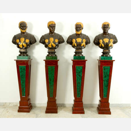 Chiurazzi Foundry (1870-1939), Four busts of ancient emperors - photo 1