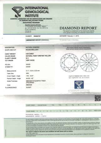 1 loser Brillant von 0,54 ct - фото 3