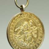 Bayern: Hausritterorden vom Heiligen Georg, Goldene St. Georgs-Medaille 1889 Miniatur. - Foto 2