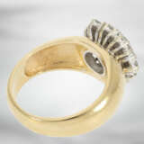 Ring: schöner vintage Goldring mit Brillanten von insgesamt ca. 1ct, 14K Gelbgold - photo 3