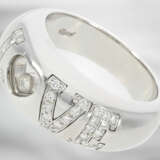 Ring: hochwertiger Weißgoldring "Love" mit Brillanten, signiert Chopard, 18K Weißgold - Foto 2