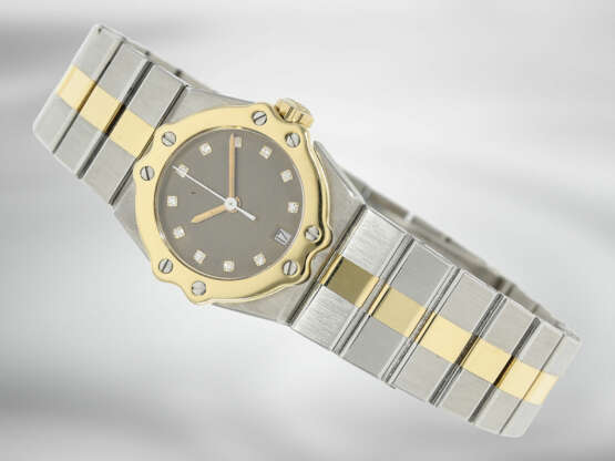 Armbanduhr: hochwertige Damenuhr Chopard St. Moritz Edelstahl/Gold Ref 8024 - Foto 2