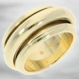 Ring: klassischer Piaget Ring mit drehbarem Mittelteil, 18K Gold - photo 3