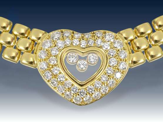Kette/Collier: äußerst hochwertiges Collier von Chopard "Happy Diamonds", ca. 2,5ct Brillanten - photo 1