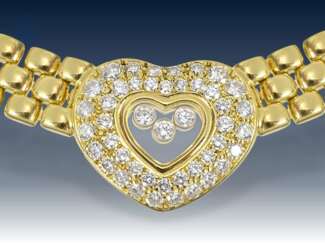 Kette/Collier: äußerst hochwertiges Collier von Chopard "Happy Diamonds", ca. 2,5ct Brillanten