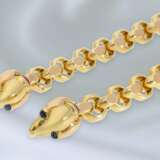Kette/Collier/Armband: außergewöhnlich massive Designer-Kette mit passendem Armband, äußerst hochwertige Goldschmiedearbeit aus 18K Gold - фото 5