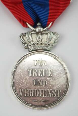 Schaumburg-Lippe: Silberne Verdienstmedaille (1893-1905). - Foto 2