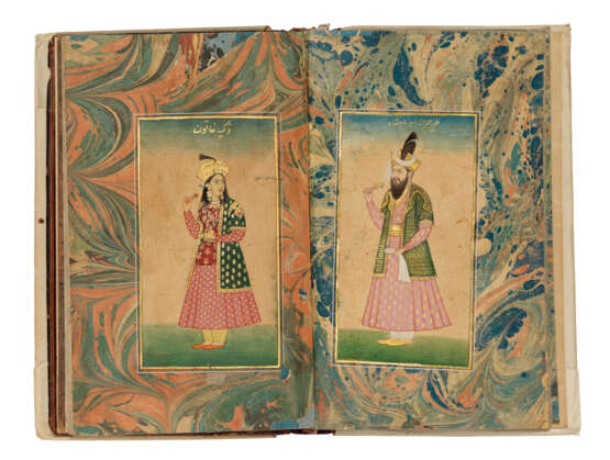 AN ALBUM OF PORTRAITS OF MUGHAL RULERS, THEIR ATTENDANTS, AND THEIR CONSORTS - Foto 2