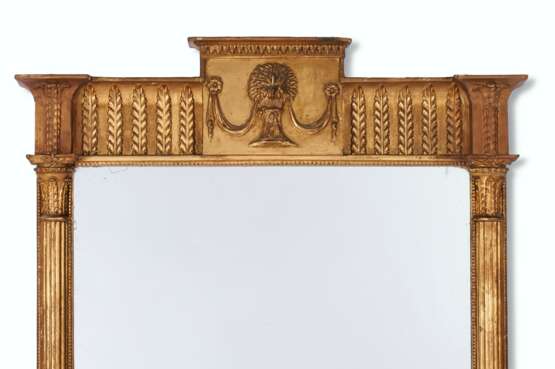 A PAIR OF LATE GEORGE III GILTWOOD AND GILT-COMPOSITION MIRRORS - photo 4