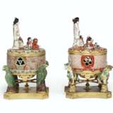 A PAIR OF REGENCE ORMOLU-MOUNTED CHINESE AND JAPANESE PORCELAIN POTPOURRIS - photo 4