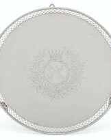 A GEORGE III SILVER SALVER