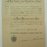 Generalmajor Karl Sauter - Preussen: Roter Adler Orden, 4. Klasse Urkunde. - photo 1