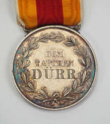 Baden: Silbernen Karl Friedrich Militär Verdienst Medaille, Modell 1870/71 - Dürr.
