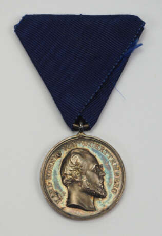 Württemberg: Militär-Verdienst Medaille, Karl, in Silber. - photo 1