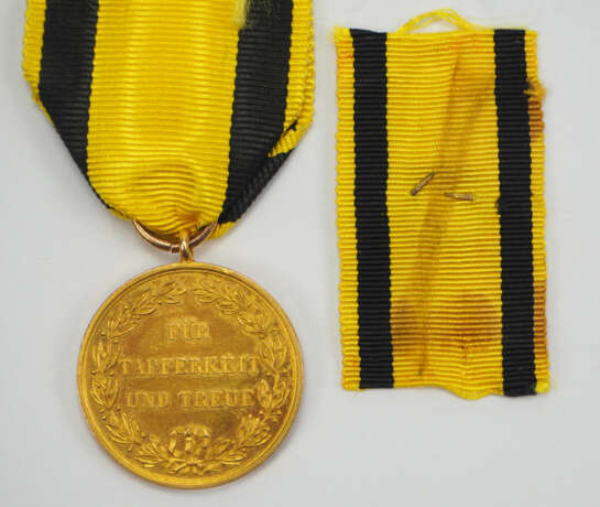 Württemberg: Militär-Verdienst Medaille, Wilhelm II., in Gold. - Foto 2