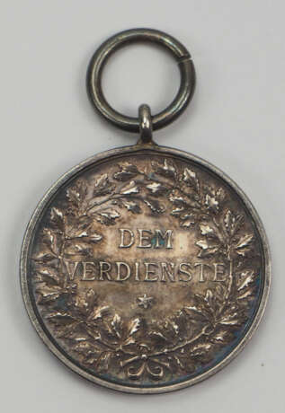 Württemberg: Verdienstmedaille, Wilhelm II., in Silber. - Foto 1