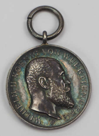 Württemberg: Verdienstmedaille, Wilhelm II., in Silber. - photo 2