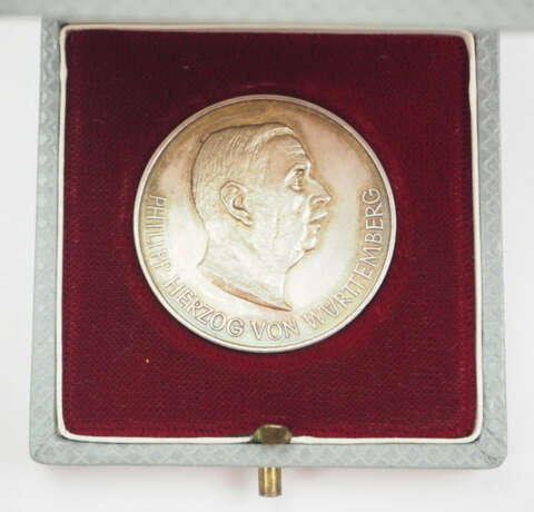 Württemberg: Medaille auf den 70. Geburtstag Philipp Herzog von Württemberg am 14.11.1963. - Foto 2