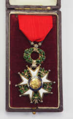 Frankreich : Orden der Ehrenlegion, 9. Modell (1870-1951), Ritterkreuz, im Etui - Luxusausführung.