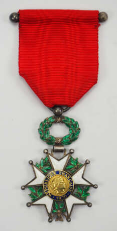 Frankreich : Orden der Ehrenlegion, 9. Modell (1870-1951), Ritterkreuz - Reduktion. - Foto 1