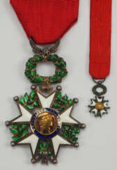Frankreich : Orden der Ehrenlegion, 10. Modell (1951-1962), Ritterkreuz - Luxusausführung.