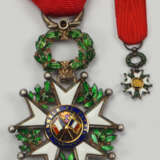Frankreich : Orden der Ehrenlegion, 10. Modell (1951-1962), Ritterkreuz - Luxusausführung. - Foto 3