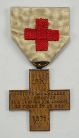 Frankreich: Rot-Kreuz Ehrenzeichen 1870/71. - фото 1