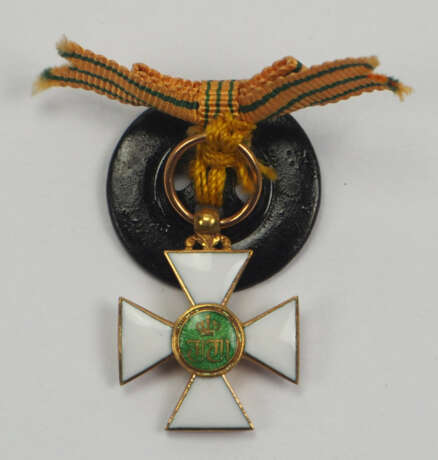 Luxemburg: Orden der Eichenkrone, 2. Modell (seit 1858), Ritterkreuz Miniatur. - Foto 1
