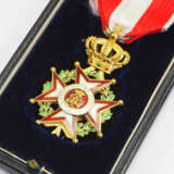 Monaco: Orden des heiligen Karl, 3. Modell (seit 1863), Offizierskreuz, im Etui. - Foto 2