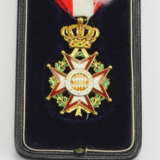 Monaco: Orden des heiligen Karl, 3. Modell (seit 1863), Offizierskreuz, im Etui. - photo 3