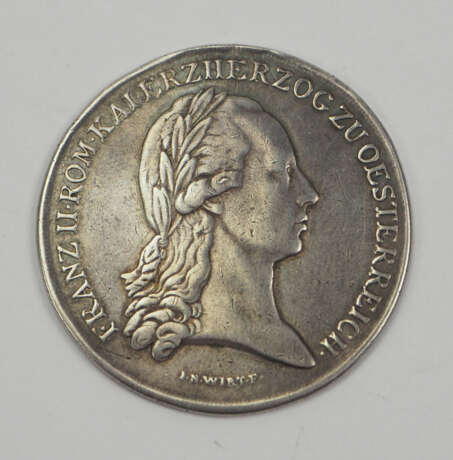 Österreich: Militärverdienstmedaille des Niederösterreichischen Aufgebots 1797, für Unteroffiziere und Mannschaften. - Foto 1
