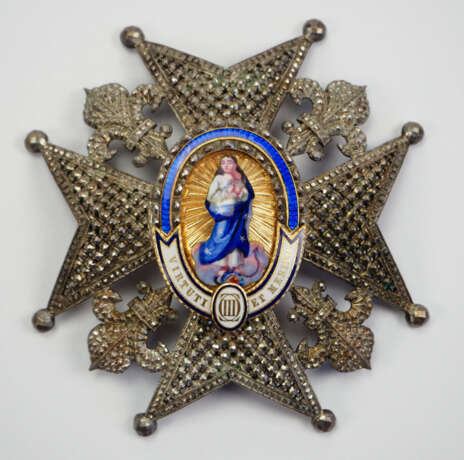 Spanien: Königlicher Orden Karls III., Großkreuz Stern. - фото 1