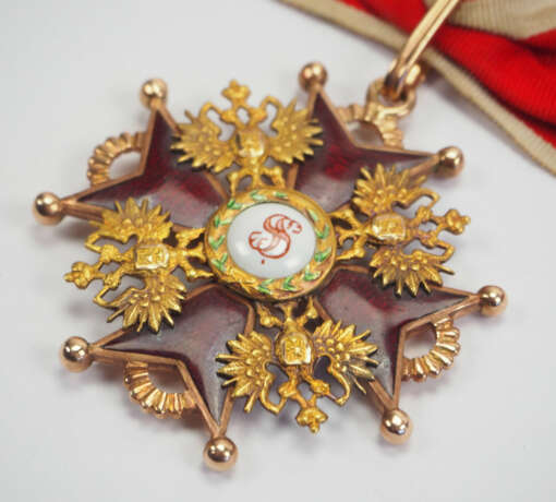 Russland: Kaiserlicher und Königlicher Orden vom heiligen Stanislaus, 2. Modell, 2. Typ (ca. 1841-1917), 2. Klasse. - фото 2