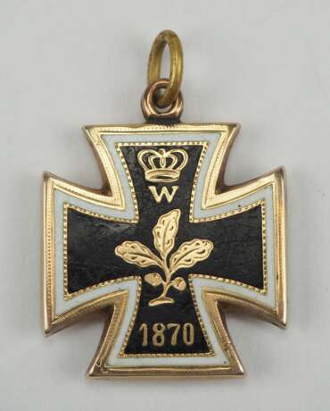 Preussen: Patriotisches Eisernes Kreuz 1870. - Foto 1