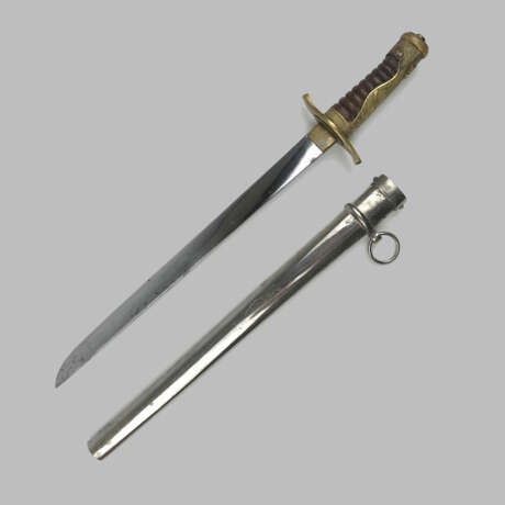 Officer's dagger “Japanese police dagger, early 20th century”, Steel, Japan, 1930 - photo 4