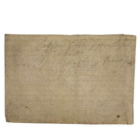 Großer Lehensbrief von 1763, - Foto 3