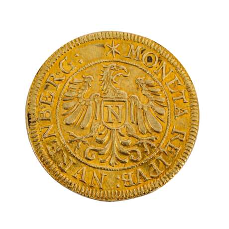 Extrem selten! Nürnberg als Freie Reichsstadt - Goldgulden 1640, - photo 2