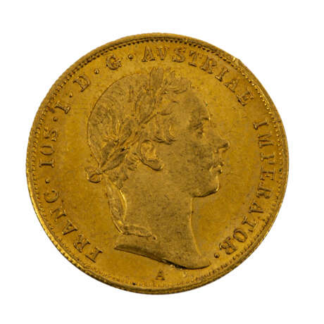 Österreich - Dukat 1856/A, Franz Josef I, - Foto 1