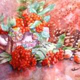 Painting “Still life with rowan”, Watercolor paper, Watercolor, Contemporary realism, Still life, Ukraine, 2020 - photo 1