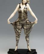 Stephan Dakon (1904-1992). 'Tricorn' Young Lady in Carnival Costume by Stephan Dakon, Goldscheider