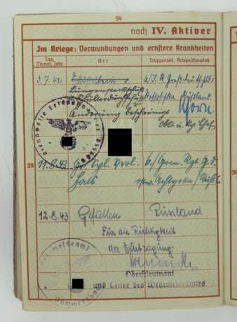 Nachlass eines Oberfeldwebel der 6./ Grenadier-Regiment "Großdeutschland". - photo 2