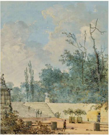 Moreau, Louis-Gabriel. LOUIS-GABRIEL MOREAU, DIT MOREAU L’A&#206;N&#201; (PARIS 1740-1806) - Foto 1