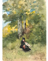 HENRI-JOSEPH HARPIGNIES (VALENCIENNES 1819-1916 SAINT-PRIVÉ)