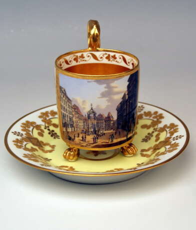 VERKAUFT Vienna Imperial Porcelain Cup Alt Wien Old Vienna Austria 1815 - photo 1