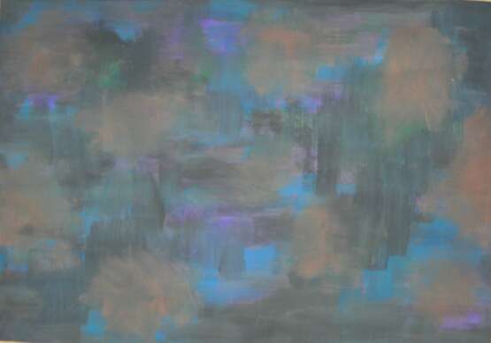Design Painting “Lake at night.”, Paper, Abstract Expressionist, Russia, 2020 - photo 1