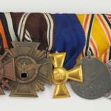 Große Ordenschnalle mit 9 Auszeichnungen eines Hamburger Parteimitglieds und Veteran von 3 Kriegen. - photo 1