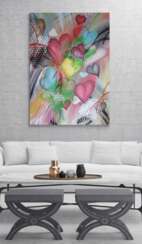 Interior painting &quot;Extravaganza of hearts&quot;