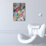 Design Painting “Interior painting Extravaganza of hearts”, Acrylic paint, Abstractionism, Ukraine, 2021 - photo 4