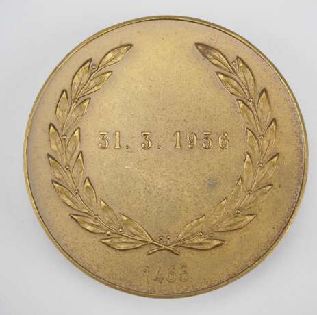 BND: Sankt-Georgs-Medaille, 1. Typ (1956-1969), in Bronze. - photo 2
